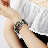 Vintage Agate Stretch Watch Strap